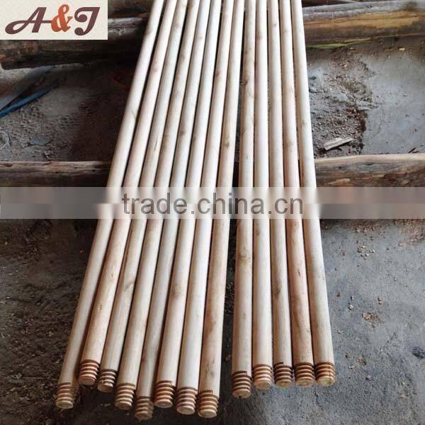 OEM wooden brush broom handle 120 cm length 2.2 cm diameter