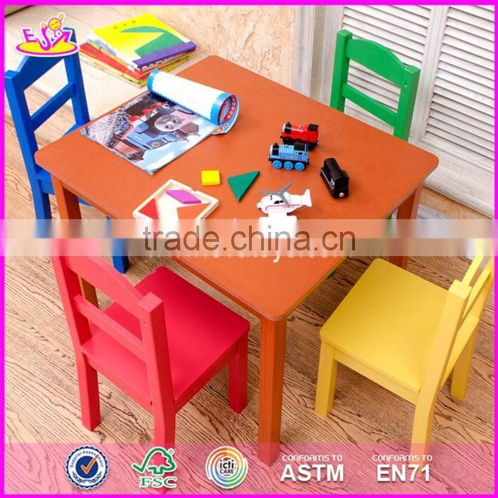 2017 New products wooden activity table for toddlers W08G208