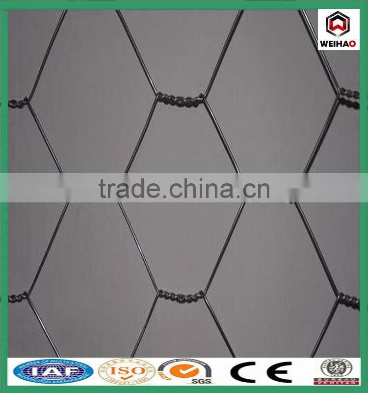 Anping Weihao galvanized and pvc coated hexagonal gabion wire mesh roll/gabion wire mesh