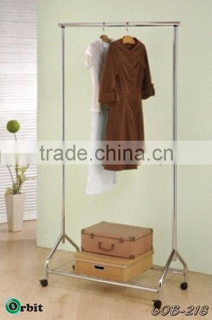 Heavy duty Mobile folding metal garment rack
