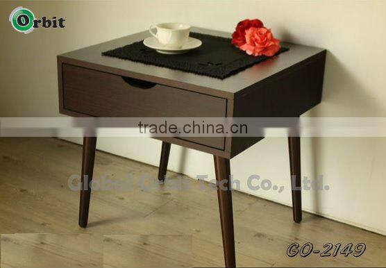 Modern new design corner table wood living room cabinet