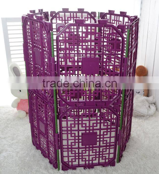 DIY Portable Plastic Pet Fence/ Plastic Pet Enclosure/ Plastic Pet Pen