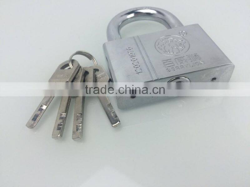 Berrylion tools polished 70mm tri-circle padlock with keys