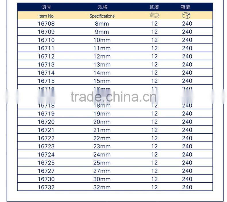 12.5MM Dr. Chrome Vanadium 12PT Metric Socket