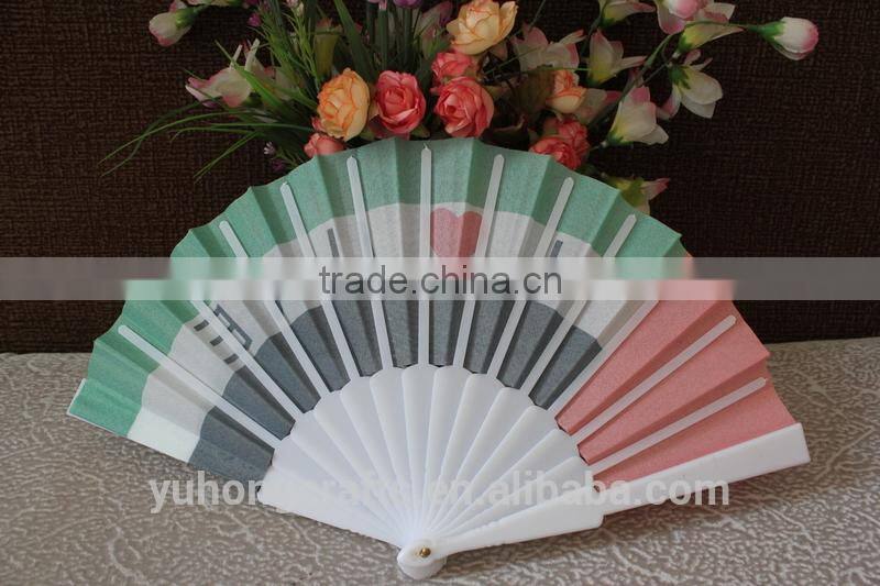 cool promotional plastic hand fan on hot sales