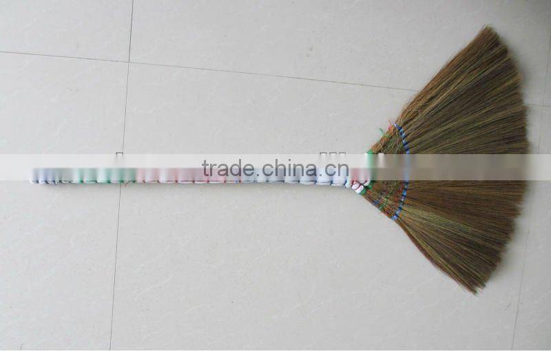 Korea new design natural silvergrass wooden handle broom