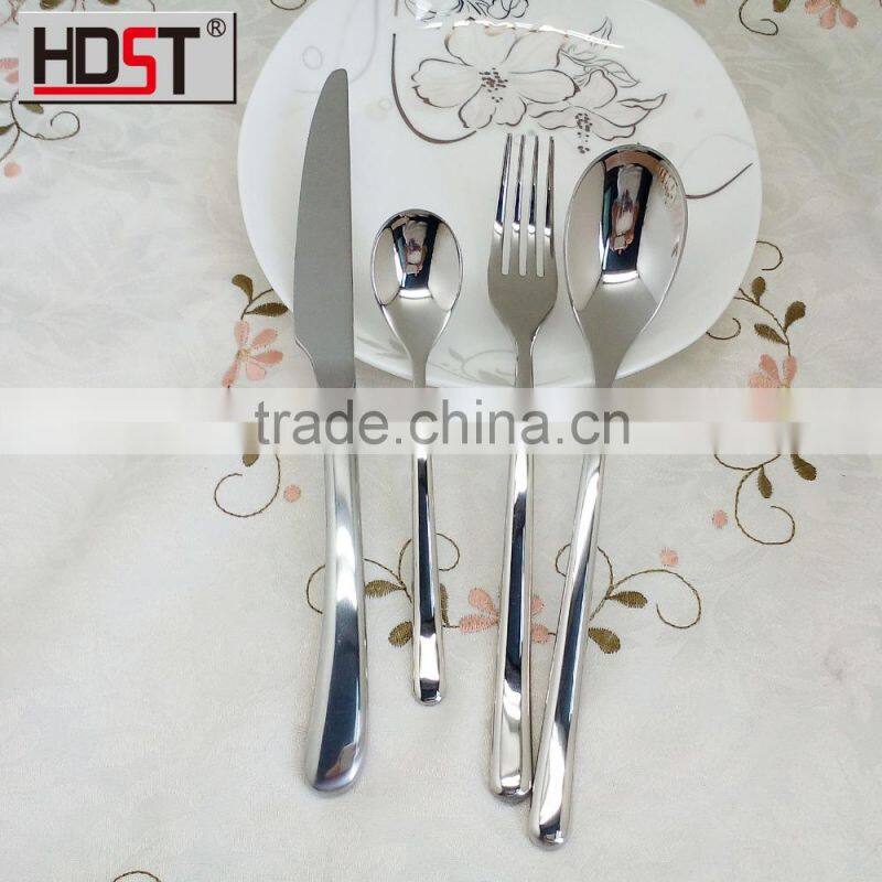 Metal Material and Europen style fashion 2015 design flatware;restaurant industry good quality flatware