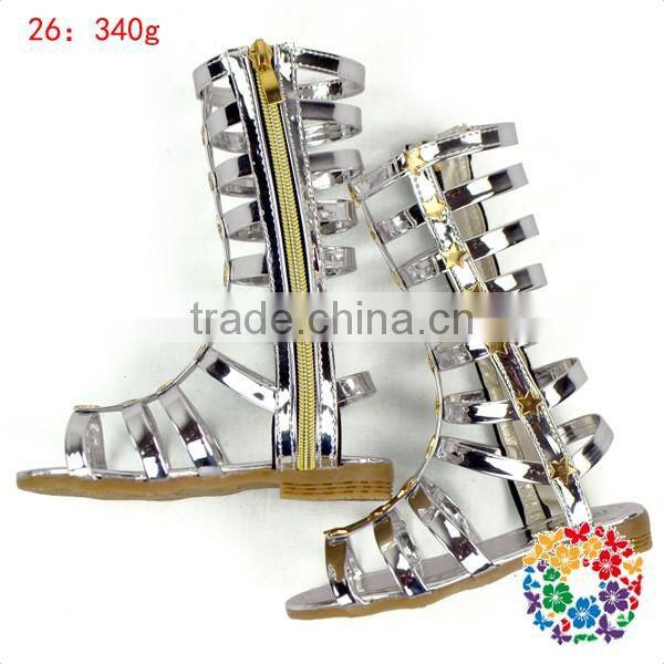 Euramerican Summer Beautiful Girl fancy Long Tube Sandals Party Girls Stylish Shoes