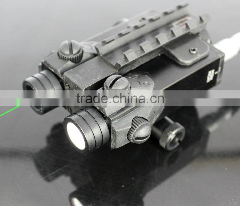 New Military standard Tactical LED light with Green laser sight combo (FDA certified)