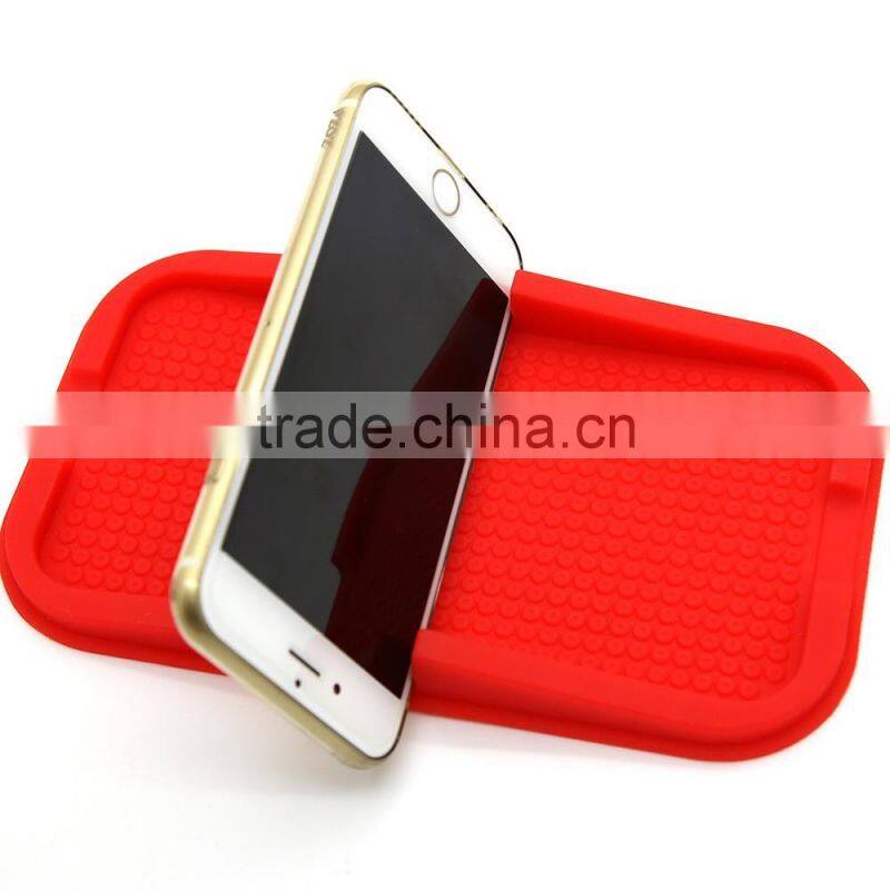 New coming flexible silicone anti slip mat, wholesale soft silicone anti-slip phone mat silicone magic sticky pad