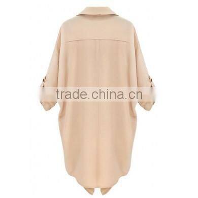 Autumn womens new loose cardigan coat lapel suit jacket Top Shirt chiffon Thin Blazers