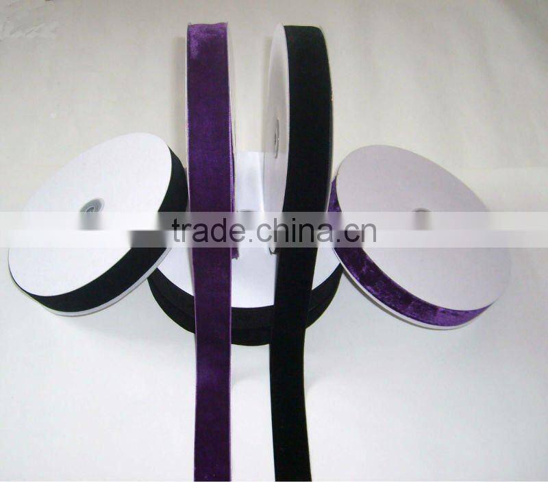 100% Nylon Velvet Ribbon for Garment