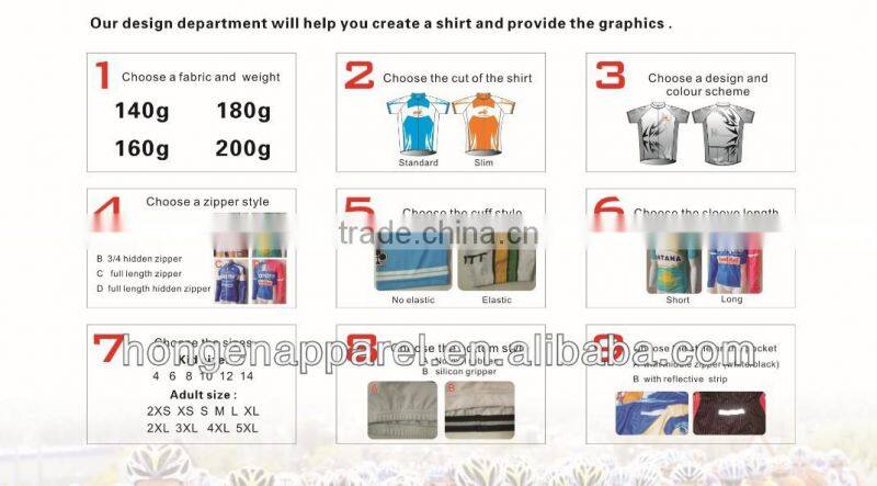 Customized Sublimation Cycling Jerseys cheerleading uniforms