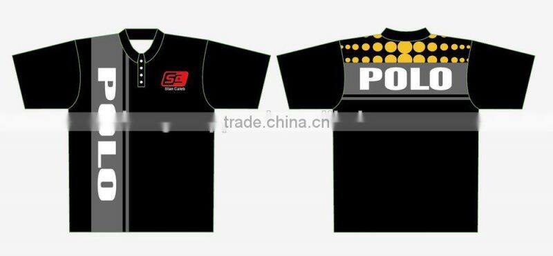 Polyester Sublimation Polo Shirts Custom Cricket Jerseys