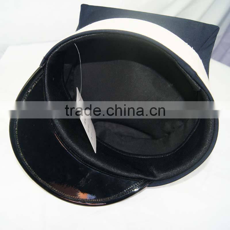 high quality navy blue military hat