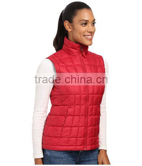 red body warmer vest