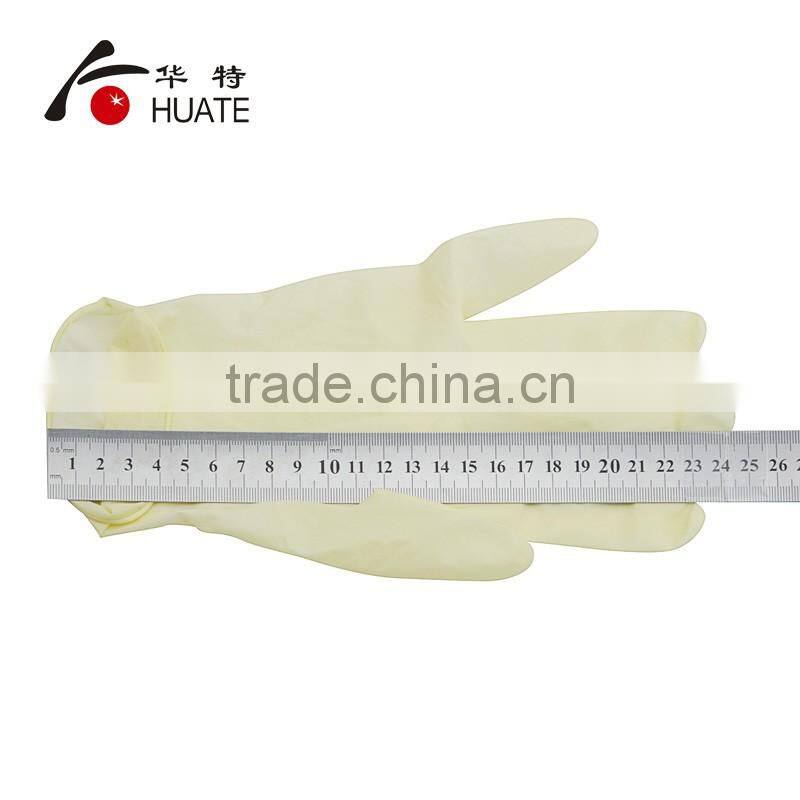 Shenzhen supply disposable industiral medical examation latex gloves