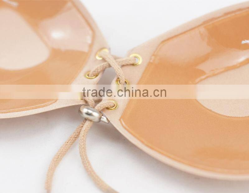New design fashionable ladies hot sexy braza adhesive bra