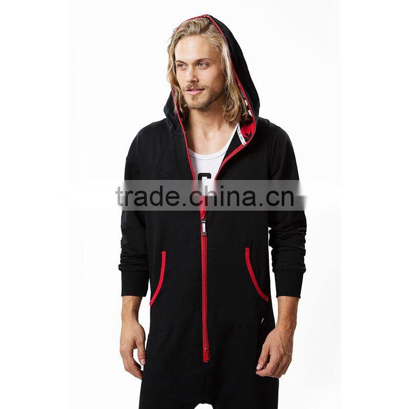 Cheap mens adult onesie jumpsuit pajama hoody onesie custom jumpsuits