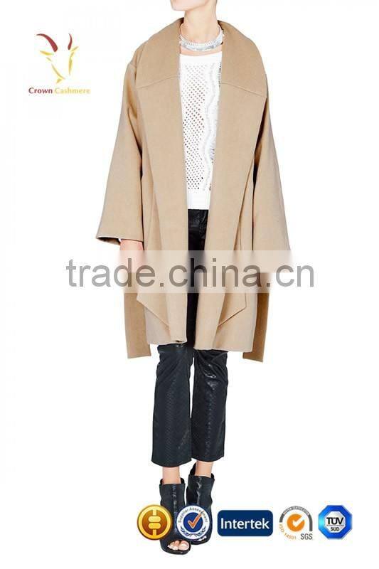 Woven Warmest Winter Women Wool Cashmere Coat