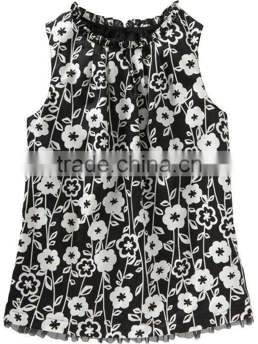 BABY GIRLS STRIPED CREW NECK TOP