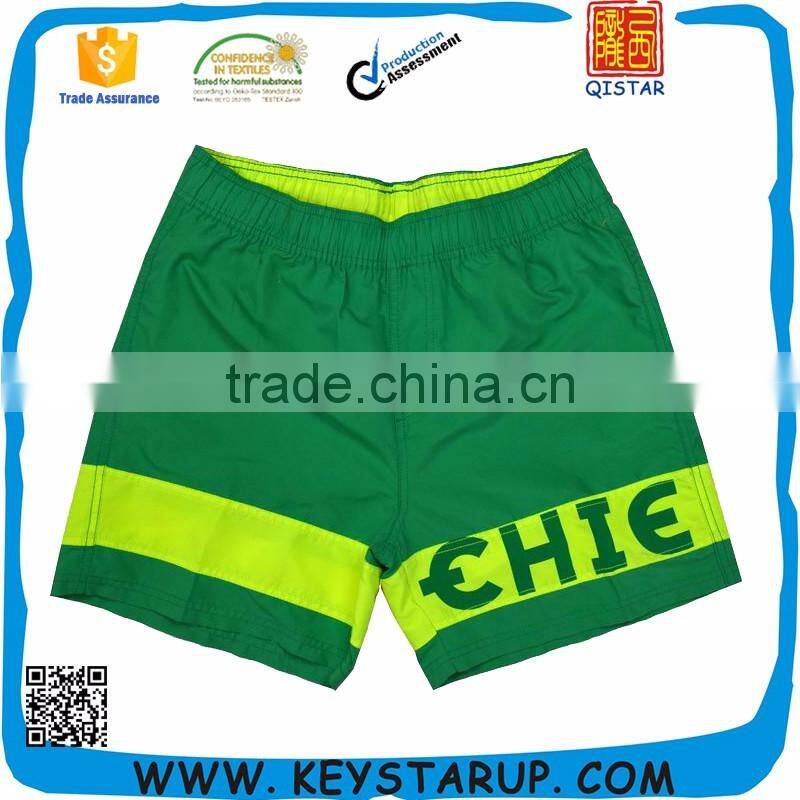Wholesale Jacquard Fabric Beach Shorts, 4 Way Stretch Boardshorts Custom