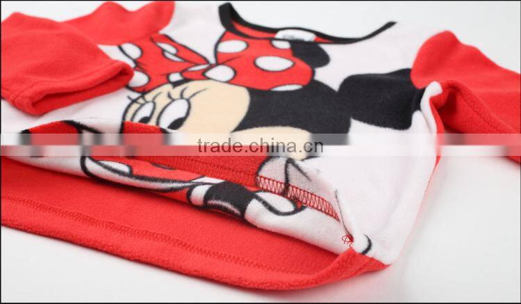 Autumn lovely girl long sleeve kids pajamas