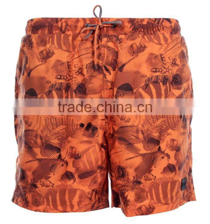 Surf wave funny beach factory printing logo sublimation shorts