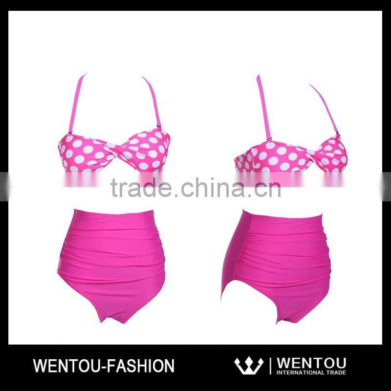 Hot Selling Vintage High Waist Bikini