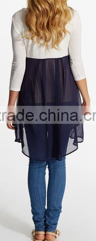 online shopping scoop neck plus size pregnant clothes tunic