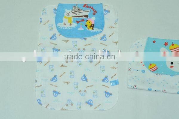 new 2016 china wholesale cute printed baby sweat-absordent towel