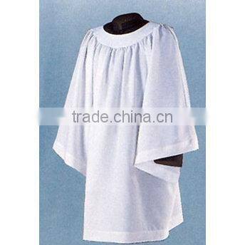 Religious Liturgical Surplice 65%Poly35%Cotton