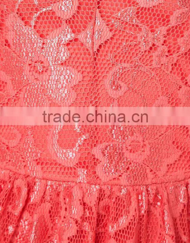 Sleeveless Skater Dress In Lace