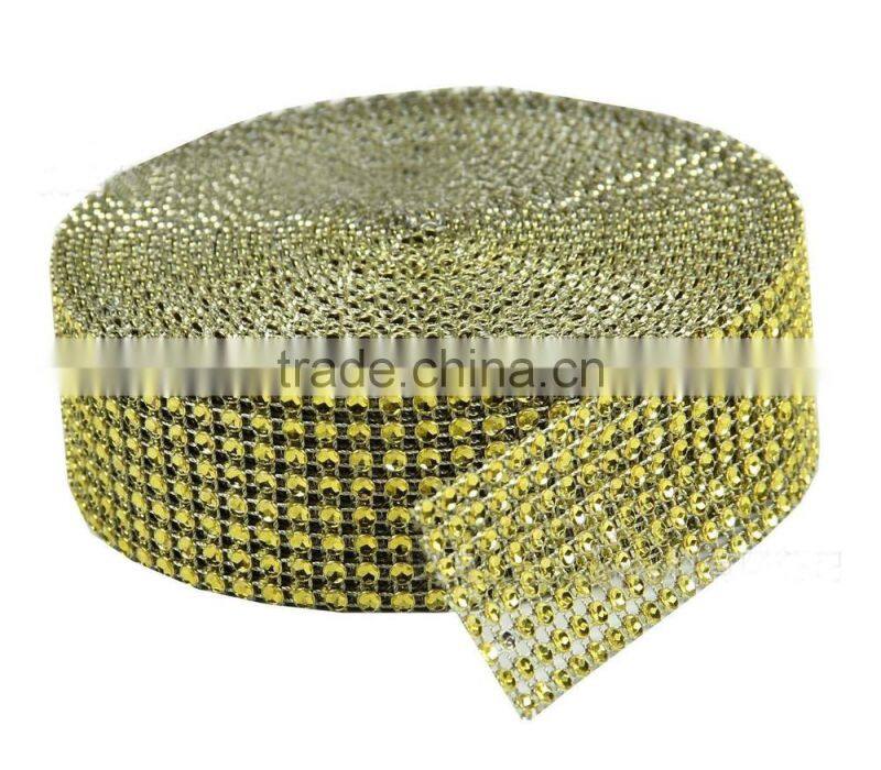 Diamond Wrap Ribbon 1.4INCHx10 YARDS-for Wedding Decorations/Party/Home Decor