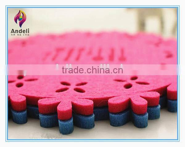 beautiful heat resistance felt funny flower pot holder