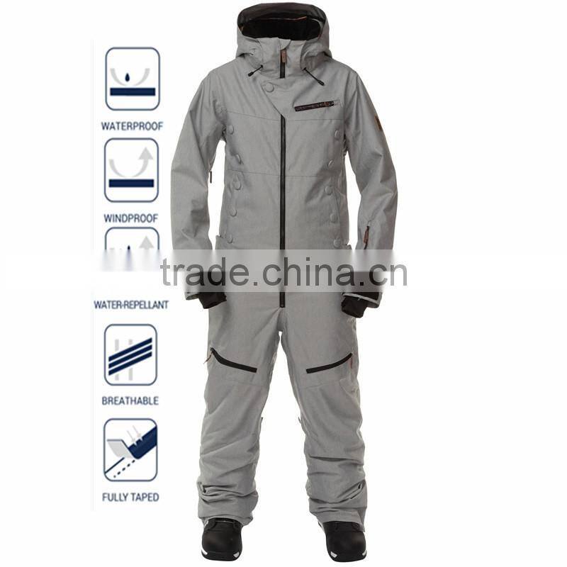 Zip hooded Adult One Piece Sport Jumpsuit