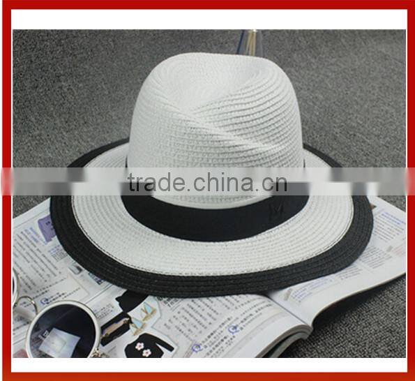 Natural Stylish Wide Brim Women Straw Hat, Crochet Straw Hats For Girls