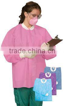 Hot sale designs, disposable coat, white lab coat