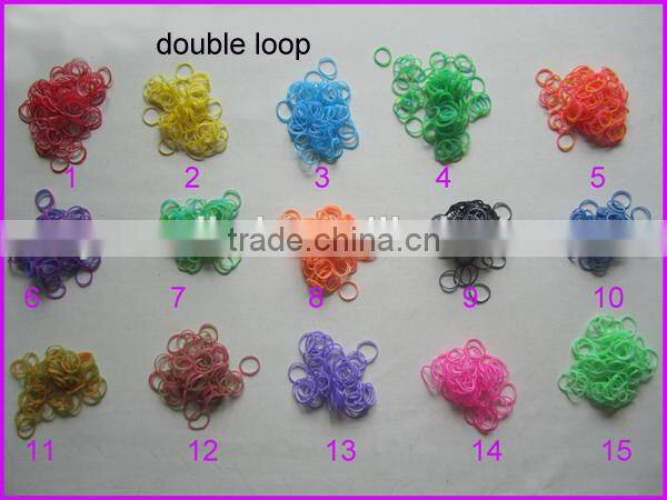 European top selling glow in the dark loom rubber bands