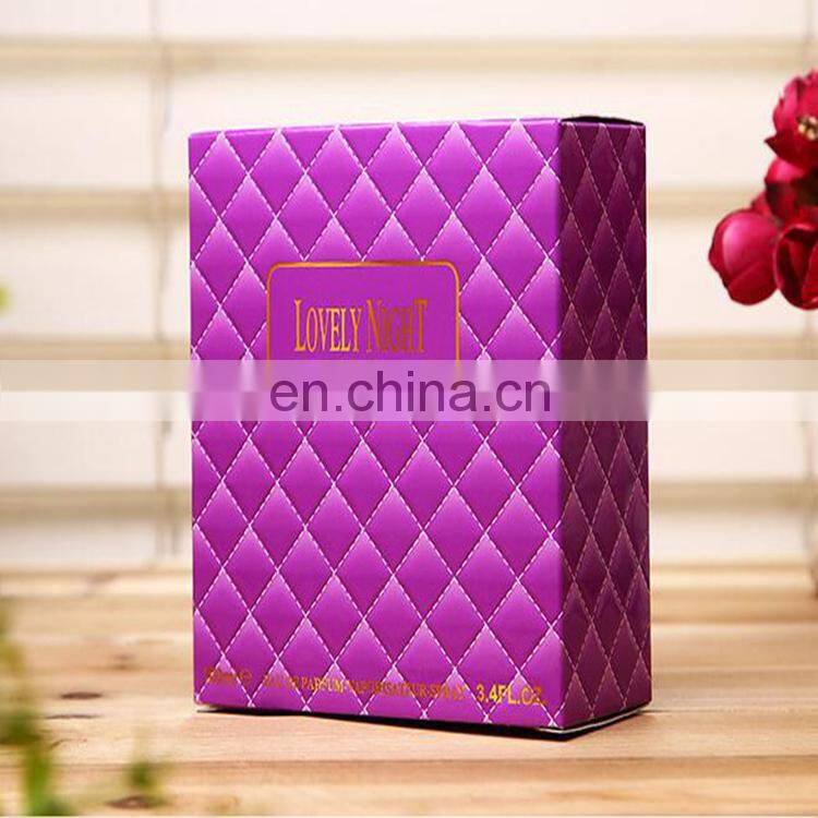 China manufacture foldable cosmetic paper box with full color printing