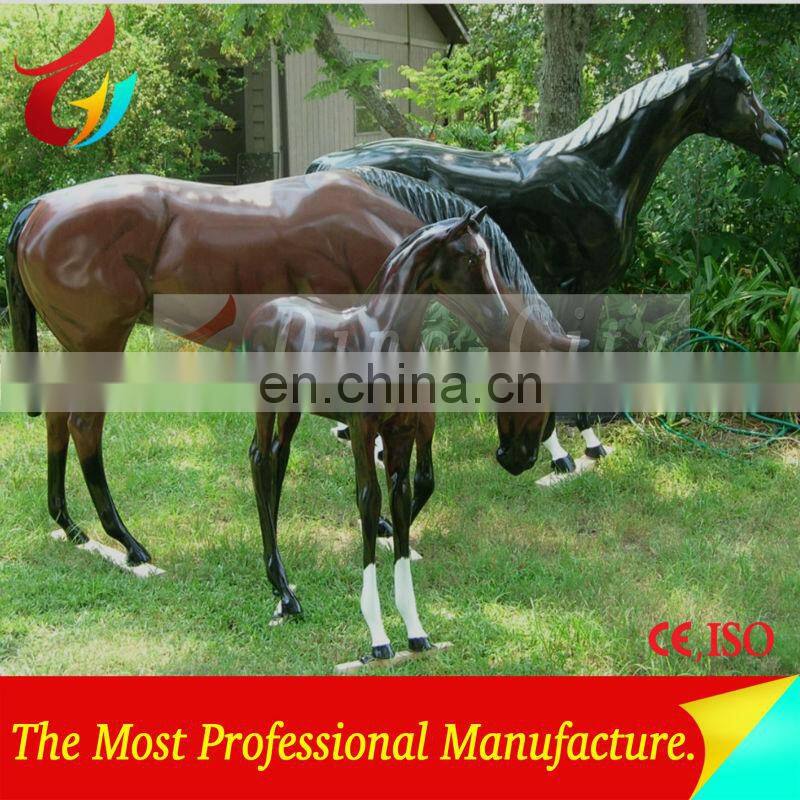 Attractive Lifelike Fiberglass Well Painted Horse