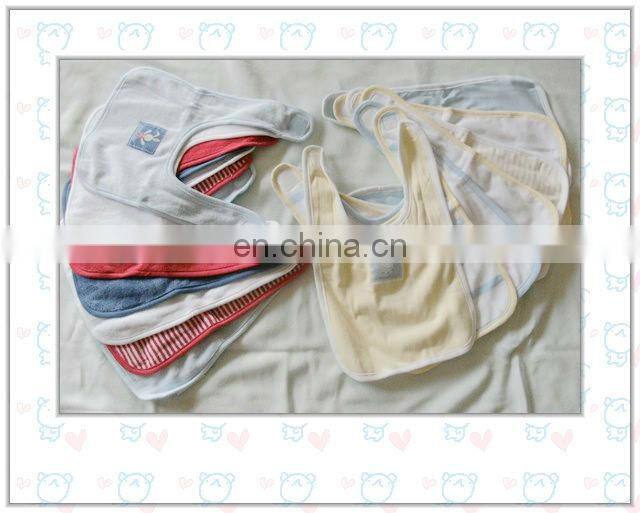 Cartoon animal print cotton baby bib soft eco-friendly baby apron custom made baby pinny