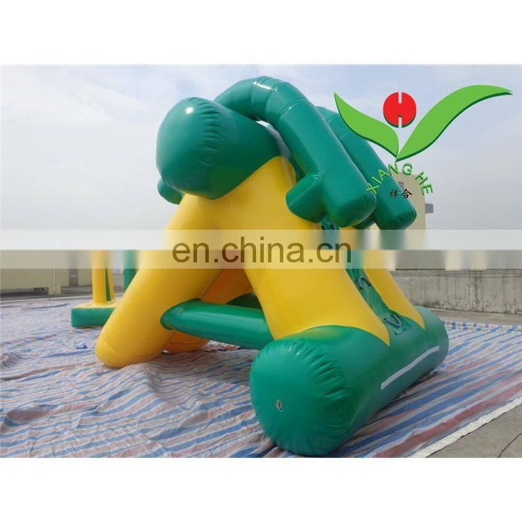 Inflatable Beach Water Park Floating Slides Games For Sale