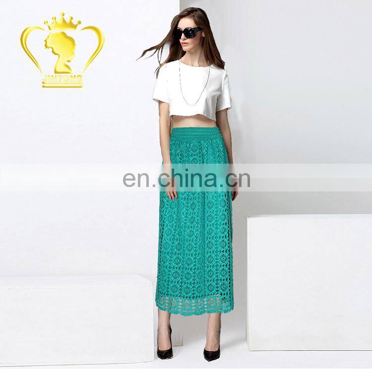 Beautiful sexy ladies long maxi lace skirts women maxi skirts