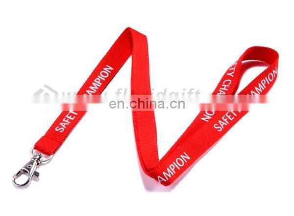 Exhibition branding cheap screen printing lanyards for adverstizing