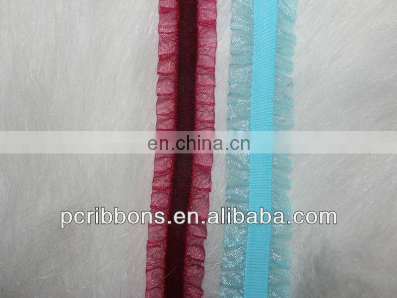 Lace elastic velvet ribbon