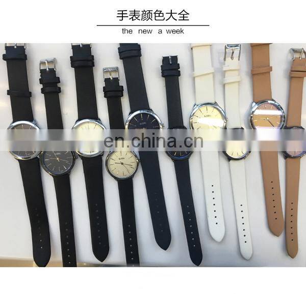 Hot sale china leather watch couple watch mens watch