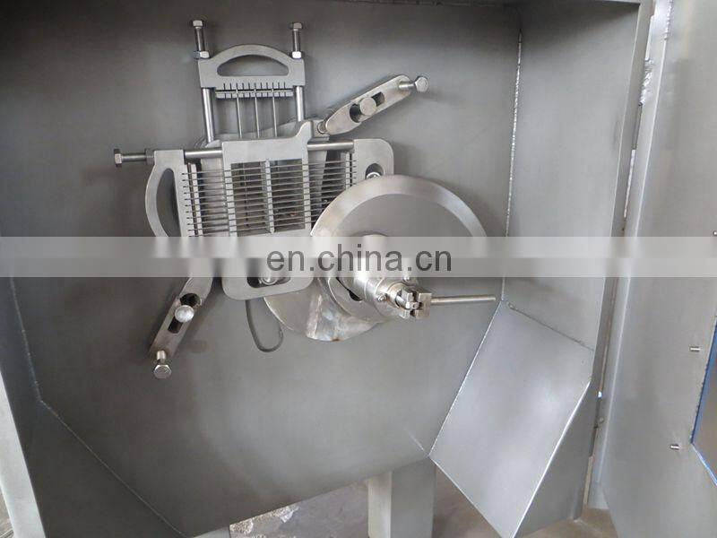 automatic frozen beef cube dicer/chicken breast dicing machine/poultry meat cutting machine