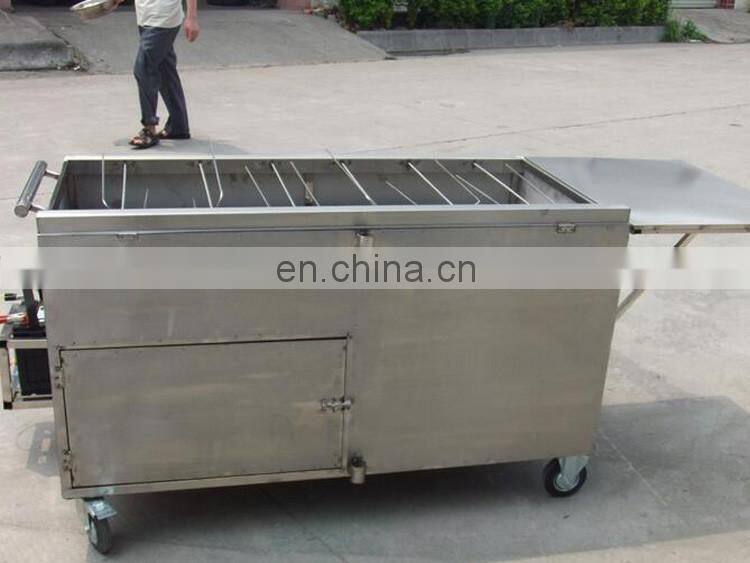 Durable wood charcoal carbonization furnace chicken roaster machine rock chicken furnace