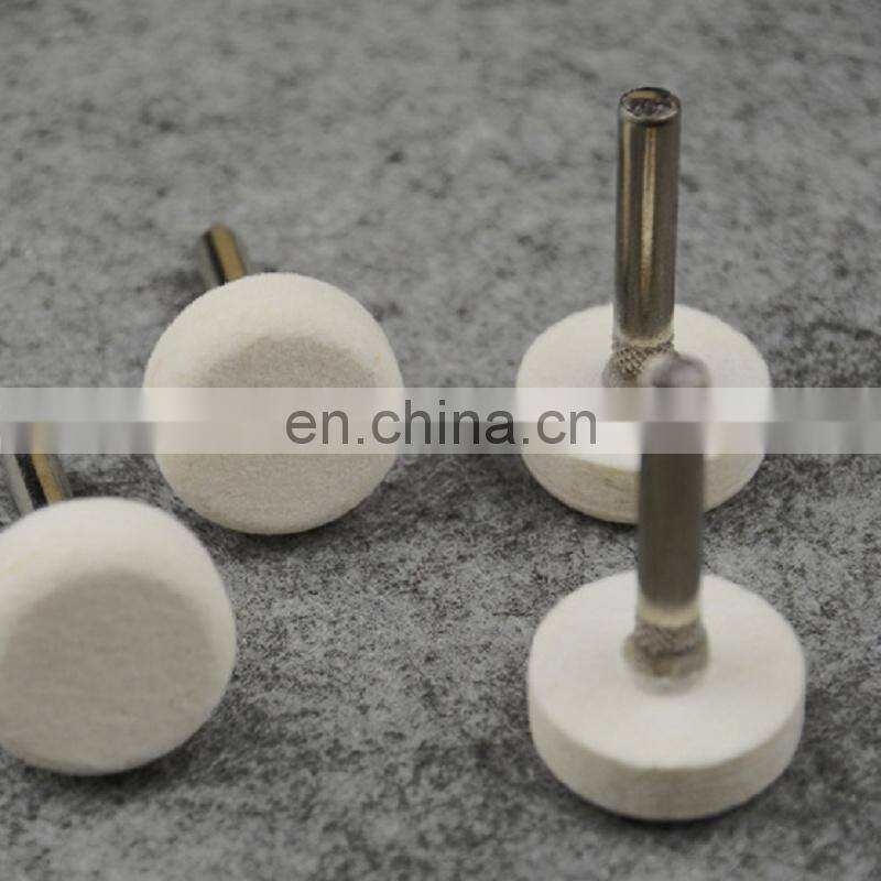 Wool felt Grinding Bobs / cone Polishing Heads